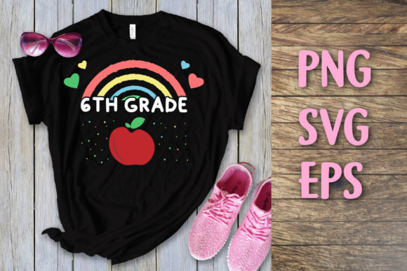 6th Grade Back to School Svg T-shirt: A Versatile Design for Your Print on Demand Business
