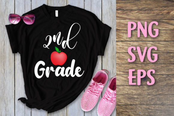 Back to School 2nd Grade Svg T-shirt: A Versatile Design for Print on Demand