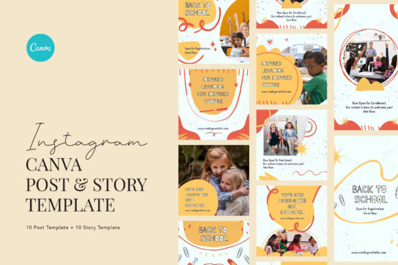Back to School Instagram Canva: Elevate Your Elementary School Enrollment Strategy