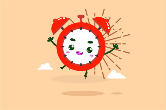 Back to School Kawaii Clock Cloud Style: A Digital Design Essential for Modern Creators