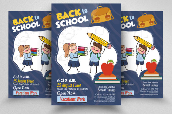 Back to School Party Poster Psd: A Strategic Tool for Timely Campaigns and Clear Communication