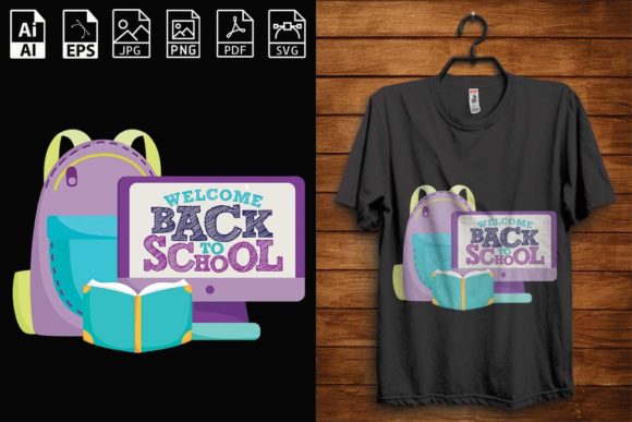 Exploring the Versatility of the Back to School T-Shirt Design-07 Digital File Set