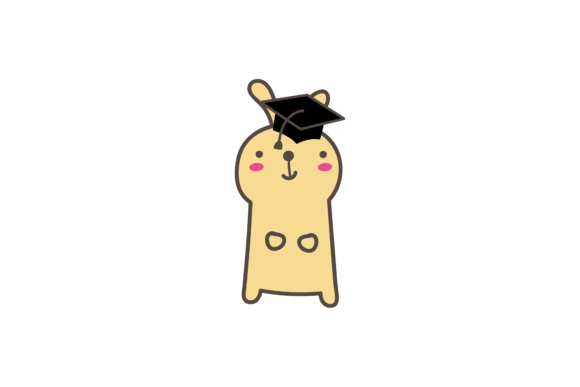 Graduation Back to School Bunny SVG for Creative Projects